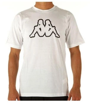 Kappa T-Shirt Logo Cromen weiß