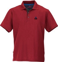 MAUL Sport 4941899237-9372-54, MAUL Sport Spiez Fresh - 1/2 Poloshirt red/dark blue