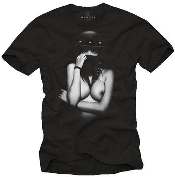 MAKAYA Biker T-Shirt schwarz Motorrad Zubehör lustig