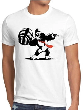 style3 T-Shirt Graffiti Kong weiß