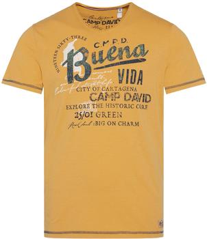 Camp David V-Shirt Used-Optik Warm Sun