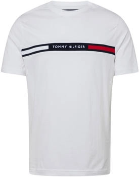 Tommy Hilfiger T-Shirt marine rubinrot weiß