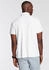 Delmao Poloshirt Kurzarm lockere Passform weiß