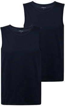 S.Oliver Tanktop im 2er-Pack (2155033) blau