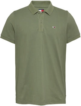 Tommy Hilfiger Slim-Fit-Poloshirt mit Flag-Patch (DM0DM20676) aruba green