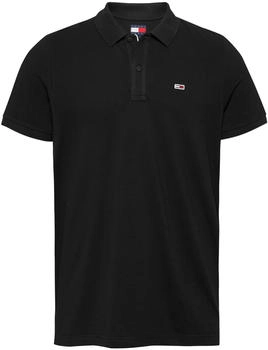 Tommy Hilfiger Slim-Fit-Poloshirt mit Flag-Patch (DM0DM20676) schwarz