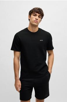 Hugo Boss T-Shirt Label-Stitching schwarz Hugo Boss T-Shirt Label-Stitching schwarz