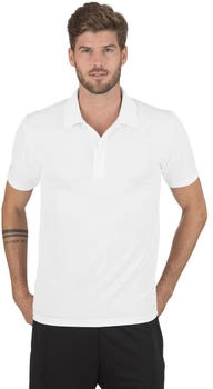 Trigema Poloshirt Klassisches Poloshirt COOLMAX weiss