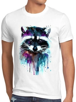 style3 Waschbär Herren T-Shirt Raccoon Zoo