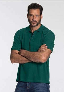 Man's World Poloshirt lockere Passform dunkelgr&uuml;n
