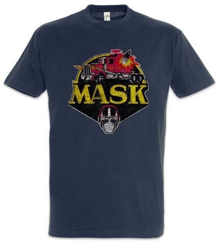 Urban Backwoods Vintage Logo Herren T-Shirt navy