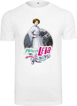 Merchcode Leia Logo Tee weiß