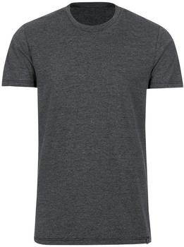 Trigema Slim Fit T-Shirt Rundhals anthrazit melange