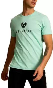 Belstaff Signature Regular Cut Phoenix Logo Tee hellgrün