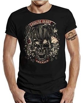 Gasoline Bandit Rockabilly Biker Rocker T-Shirt Greaser