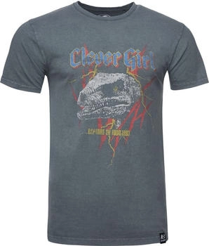 Recovered Jurassic Park T-Rex Rock T-Shirt anthrazit