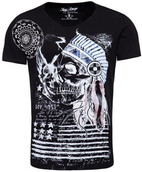 Key Largo T-Shirt Indian Skull Totenkopf Indianer Print MT00168