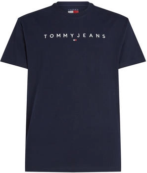 Tommy Hilfiger T-Shirt mit aufgesticktem Logo (DM0DM20744) dark night navy Tommy Hilfiger T-Shirt mit aufgesticktem Logo (DM0DM20744) dark night navy