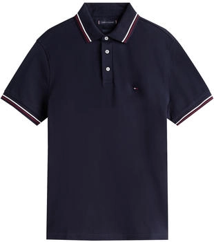 Tommy Hilfiger Slim-Fit-Poloshirt mit Kontrast-Details (MW0MW37346) desert sky