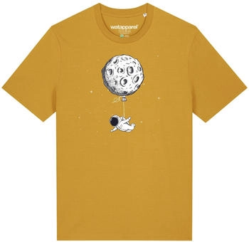 watapparel Print-Shirt 'Funny Spaceman' ocker