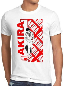 style3 Kaneda Cyberpunk T-Shirt neo Tokyo Biker Anime weiß
