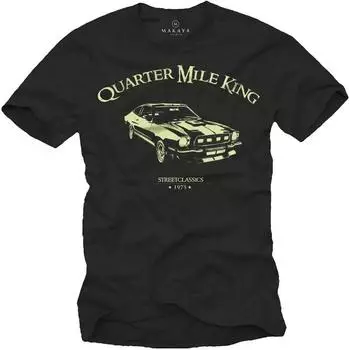 MAKAYA T-Shirt Herren 1968er Mustang-Aufdruck