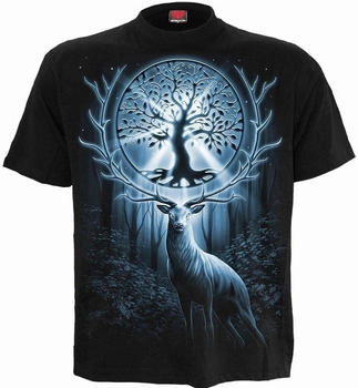 Spiral Tree Of Life T-Shirt HE2916 schwarz