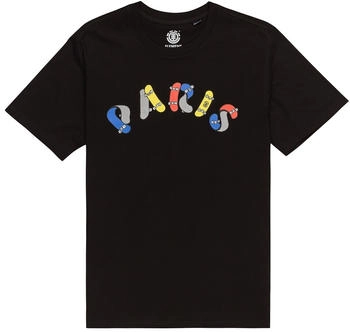 Element Twisted Decks Kurzarm-T-Shirt ELYZT00481-FBK