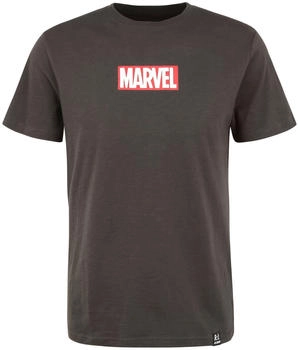 Recovered T-Shirt 'Marvel Classic Logo' dunkelgrau