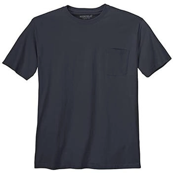 Redfield Basic T-Shirt Jerry navy Brusttasche