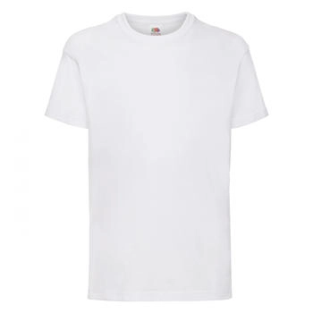 Fruit of the Loom Jungen T-Shirt weiß