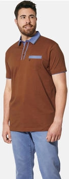 Charles Colby Shirt blau braun