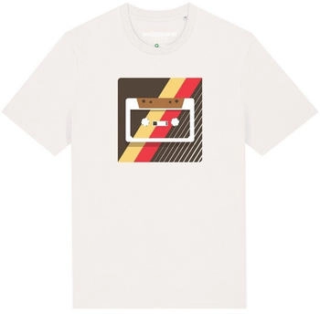 watapparel Print-Shirt Kassette 1-tlg off-white