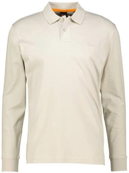 Hugo Boss Langarm-Poloshirt PE-INTERLOCK camel