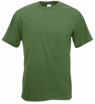 Fruit of the Loom Herren-Super-Premium-Kurzarm-T-Shirt olivgrün
