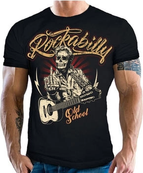 Gasoline Bandit Rockabilly T-Shirt Old School Großer Aufdruck