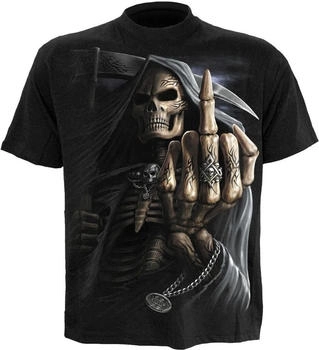 Spiral Bone Finger T-Shirt schwarz