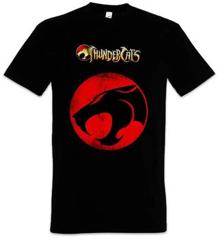 Urban Backwoods Vintage Mechanic Cat Logo T-Shirt schwarz