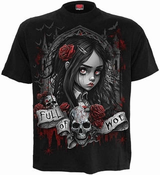 Spiral Full Of Woe T-Shirt HE2105 schwarz