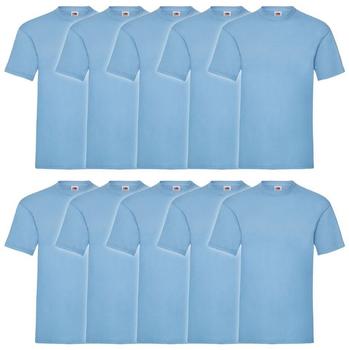 Fruit of the Loom Rundhalsshirt Valueweight T 10er Pack pastellblau