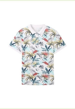 Tom Tailor Poloshirt Polokragen weiß