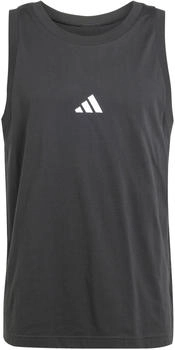 Adidas Essentials SMALL Logo Single Jersey Tank Top schwarz weiß