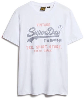 Superdry T-Shirt 1er Pack weiß