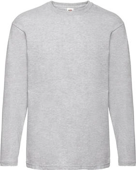 Fruit of the Loom Langarm T Heather grey