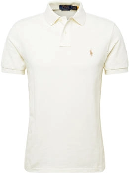 Polo Ralph Lauren Custom-Slim-Fit Poloshirt aus Piqué Cream (655288)