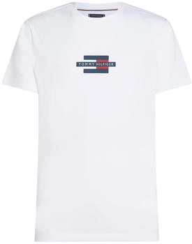 Tommy Hilfiger T-Shirt mit Flag-Logo (MW0MW38636) white Tommy Hilfiger T-Shirt mit Flag-Logo (MW0MW38636) white