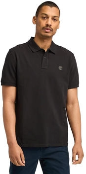 Timberland Pique Poloshirt kurzarm schwarz
