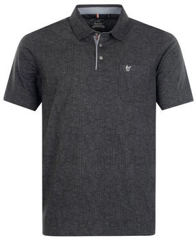 Hajo Poloshirt 'Stay Fresh' schwarzmeliert