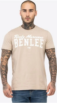 BenLee T-Shirt Logo sand wei&szlig;