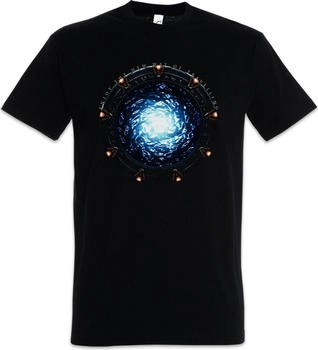 Urban Backwoods Star Portal Herren T-Shirt schwarz